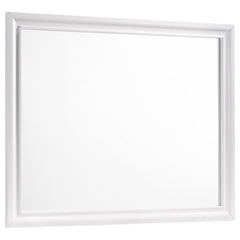 Best Furniture Outlet - Coaster - Barzini Dresser Mirror White - 205894