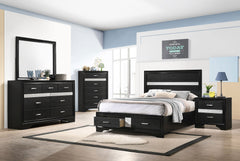 Best Furniture Outlet - Coaster - Miranda 5-piece Full Bedroom Set Black - 206361F-S5