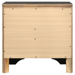 Miranda 3-drawer Nightstand Bedside Table Black