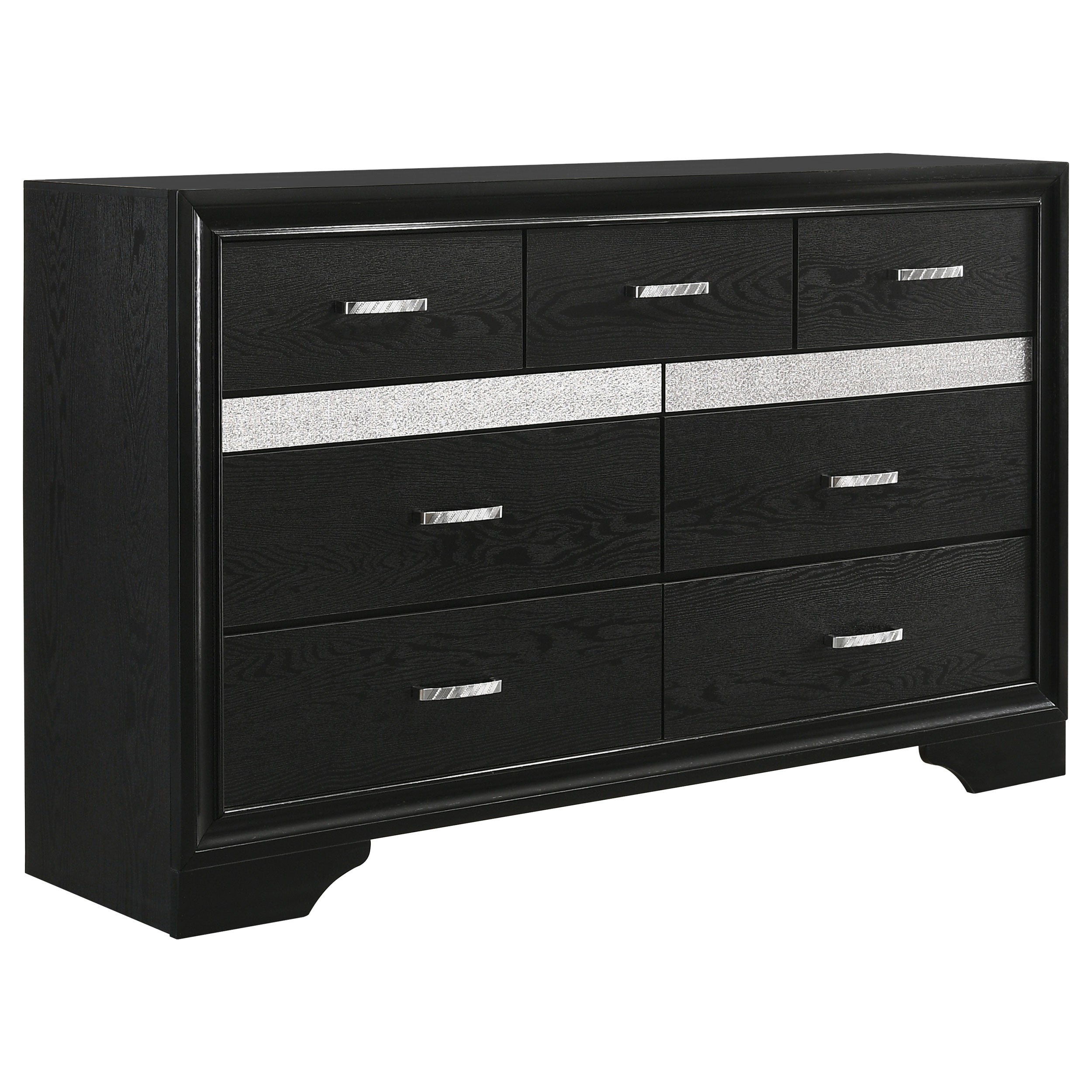 Best Furniture Outlet - Coaster - Miranda 7-drawer Dresser Black - 206363