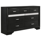 Best Furniture Outlet - Coaster - Miranda 7-drawer Dresser Black - 206363