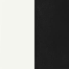 Retro 5-piece Oval Dining Table Set White and Black