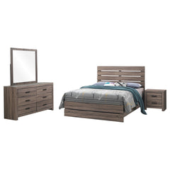 Brantford 4-piece Eastern King Bedroom Set Barrel Oak