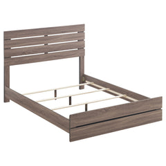 Best Furniture Outlet - Coaster - Brantford Wood Queen Panel Bed Barrel Oak - 207041Q