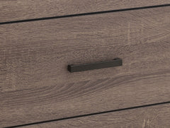 Brantford 6-drawer Dresser with Mirror Barrel Oak