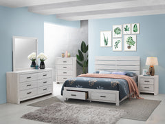 Best Furniture Outlet - Coaster - Brantford 5-piece Eastern King Bedroom Set Coastal White - 207050KE-S5