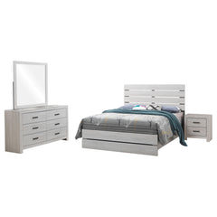 Brantford 4-piece Queen Bedroom Set Coastal White