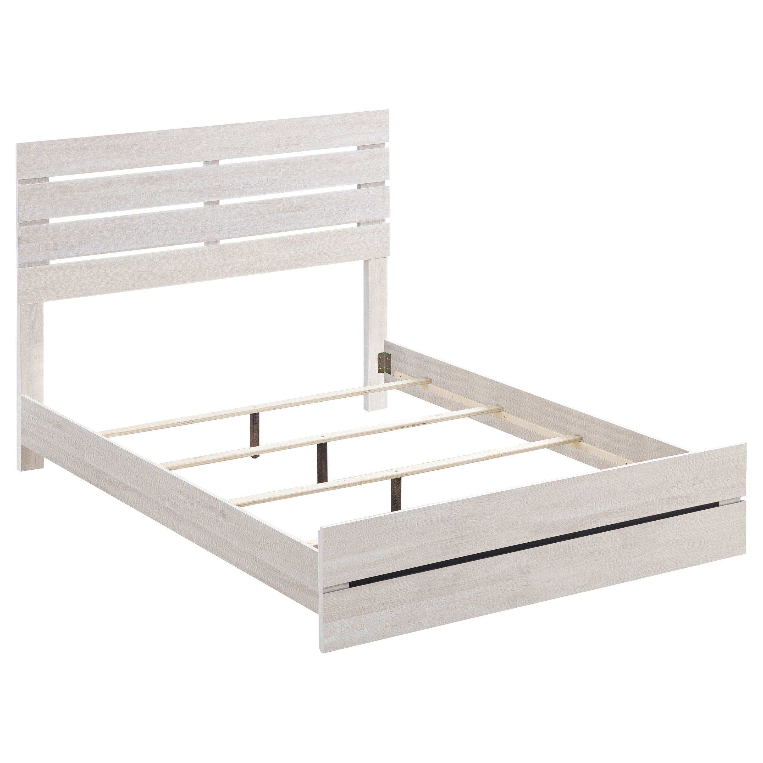 Best Furniture Outlet - Coaster - Brantford Wood Queen Panel Bed Coastal White - 207051Q