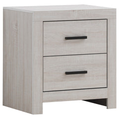 Best Furniture Outlet - Coaster - Brantford 2-drawer Nightstand Coastal White - 207052