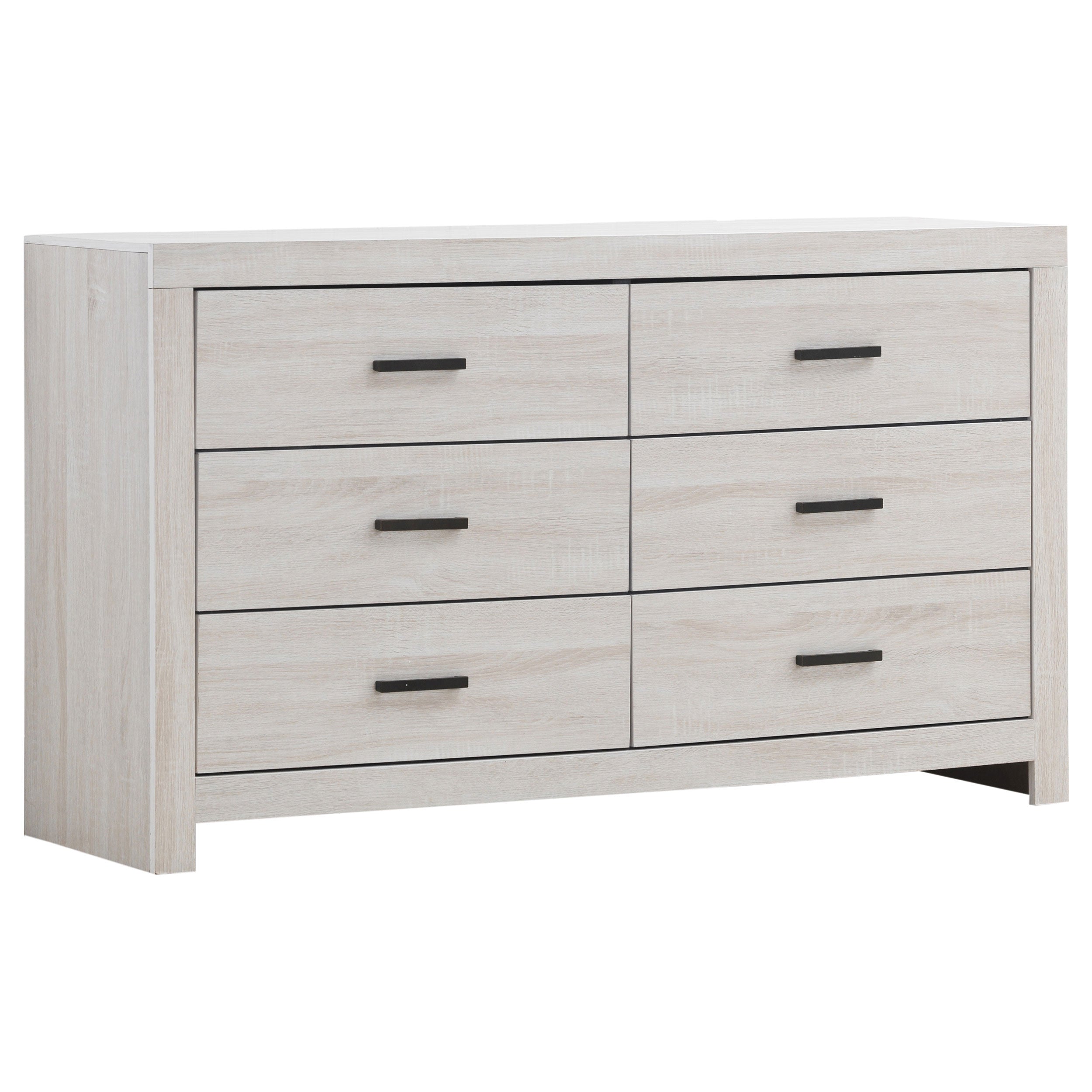 Best Furniture Outlet - Coaster - Brantford 6-drawer Dresser Coastal White - 207053