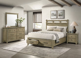 Best Furniture Outlet - Coaster - Hazlewood 4-piece Eastern King Bedroom Set Vineyard Oak - 207530KE-S4