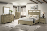 Best Furniture Outlet - Coaster - Hazlewood 5-piece Eastern King Bedroom Set Vineyard Oak - 207531KE-S5