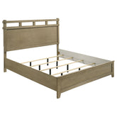 Best Furniture Outlet - Coaster - Hazlewood 61-inch Eastern King Panel Bed Vineyard Oak - 207531KE