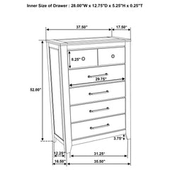 Hazlewood 5-piece Queen Bedroom Set Vineyard Oak