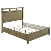 Best Furniture Outlet - Coaster - Hazlewood 61-inch Queen Panel Bed Vineyard Oak - 207531Q