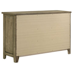 Hazlewood 6-drawer Bedroom Dresser Cabinet Vineyard Oak