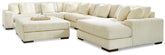 Best Furniture Outlet - Ashley Furniture - Lindyn 6-Piece Sectional with Chaise and Ottoman - 6-Piece Sectional with Chaise and Ottoman - 21104U1