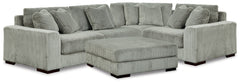 Lindyn 4-Piece Sectional and Ottoman