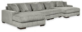 Best Furniture Outlet - Ashley Furniture - Lindyn 4-Piece Sectional with Double Chaise - 4-Piece Sectional with Double Chaise - 21105S20