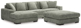 Best Furniture Outlet - Ashley Furniture - Lindyn 3-Piece Sectional with Ottoman - 3-Piece Sectional with Ottoman - 21105U10