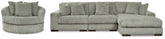 Best Furniture Outlet - Ashley Furniture - Lindyn 3-Piece Sectional and Chair - 3-Piece Sectional and Chair - 21105U1