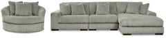 Best Furniture Outlet - Ashley Furniture - Lindyn 3-Piece Sectional and Chair - 3-Piece Sectional and Chair - 21105U1