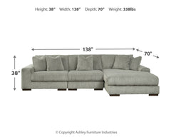 Lindyn 3-Piece Sectional and Chair
