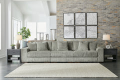 Best Furniture Outlet - Ashley Furniture - Lindyn Sectional - RAF 3-Piece Sectional Sofa / Fog - 21105S14
