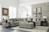 Best Furniture Outlet - Ashley Furniture - Lindyn 5-Piece Sectional and Ottoman - 5-Piece Sectional and Ottoman - 21105U2
