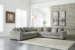 Best Furniture Outlet - Ashley Furniture - Lindyn Sectional - RAF 5-Piece Sectional / Fog - 21105S5