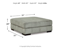 Lindyn 5-Piece Sectional and Ottoman