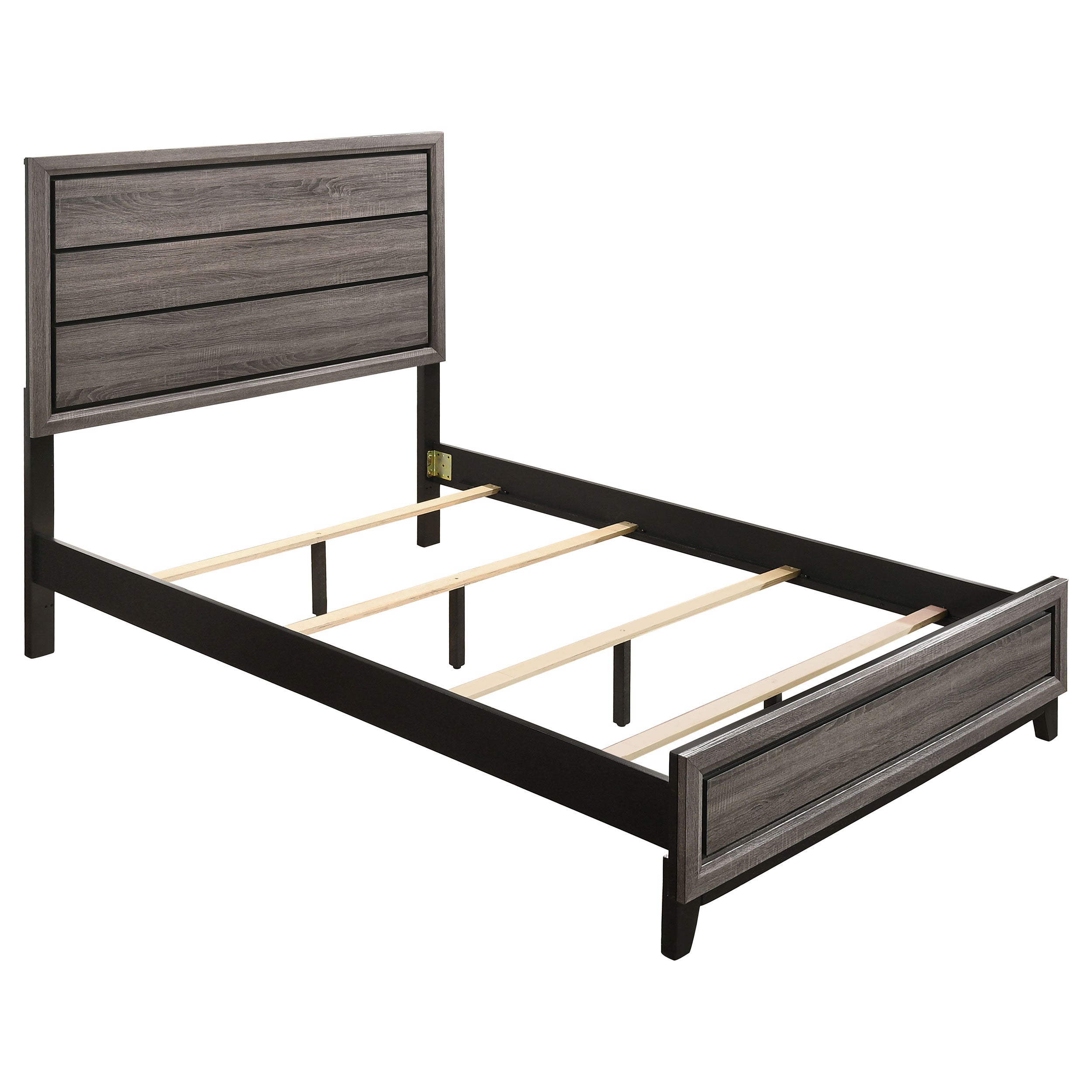 Best Furniture Outlet - Coaster - Watson Wood Full Panel Bed Grey Oak - 212421F