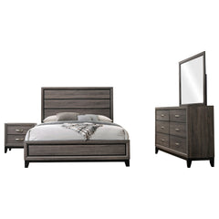 Watson 4-piece California King Bedroom Set Grey Oak