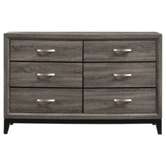 Watson Four-piece California King Bedroom Set Grey Oak