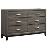 Best Furniture Outlet - Coaster - Watson 6-drawer Dresser Grey Oak - 212423