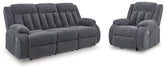 Best Furniture Outlet - Ashley Furniture - Observation Power Reclining Sofa and Power Recliner - Power Reclining Sofa and Power Recliner - PC21405U1