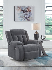 Best Furniture Outlet - Ashley Furniture - Observation Living Room - Power Rocker Recliner / Steel - PC2140598