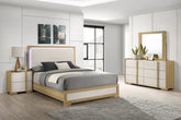 Best Furniture Outlet - Coaster - Hyland 4-piece Eastern King Bedroom Set Natural - 215651KE-S4