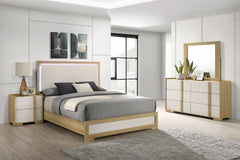 Best Furniture Outlet - Coaster - Hyland 4-piece Eastern King Bedroom Set Natural - 215651KE-S4