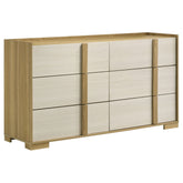 Best Furniture Outlet - Coaster - Hyland 6-drawer Dresser Natural - 215653
