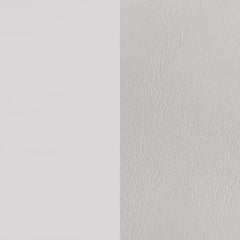 Cassia Eastern King LED Panel Bed White High Gloss