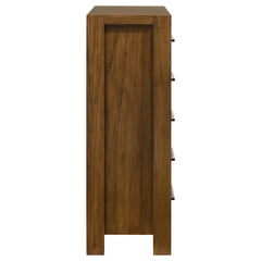 Adderley 5-drawer Bedroom Chest of Drawers Warm Brown