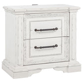 Best Furniture Outlet - Coaster - McKinney 2-drawer Nightstand with Dual USB Vintage White - 215872