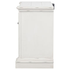 McKinney 2-drawer Nightstand with Dual USB Vintage White