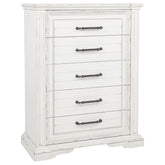 Best Furniture Outlet - Coaster - McKinney 5-drawer Bedroom Chest of Drawers Vintage White - 215875