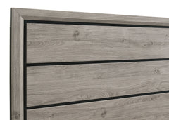 Valen Wood Eastern King Panel Bed Light Taupe