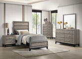 Best Furniture Outlet - Coaster - Valen Five-piece Twin Bedroom Set Light Taupe - 215911T-S5
