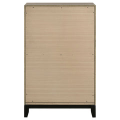 Valen 5-drawer Bedroom Chest of Drawers Light Taupe