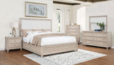 Best Furniture Outlet - Coaster - Pembroke 5-piece Eastern King Bedroom Set Washed Oak - 215921KE-S5