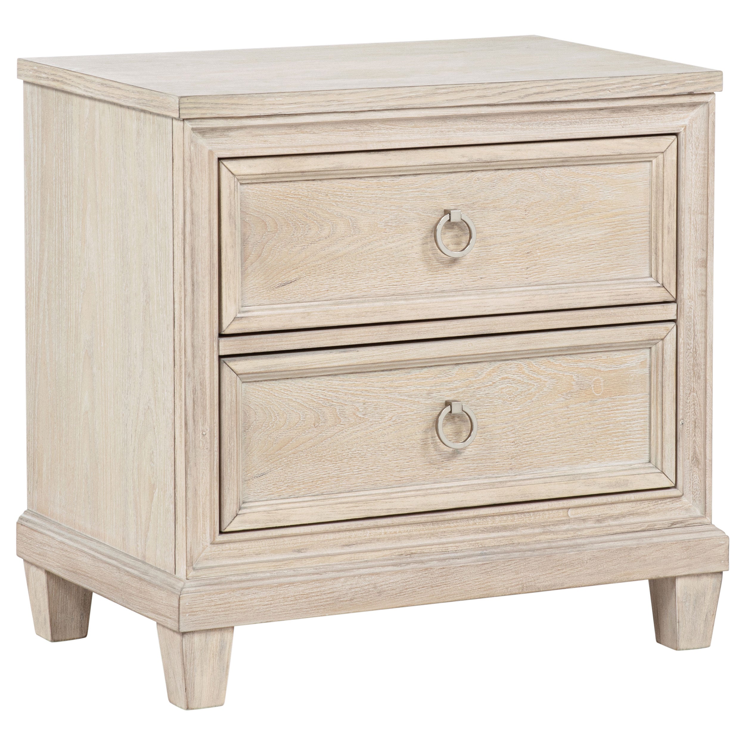 Best Furniture Outlet - Coaster - Pembroke 2-drawer Nightstand Bedside Table Washed Oak - 215922